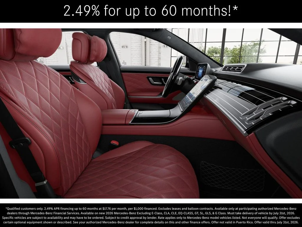 New 2026 Obsidian Black Metallic Mercedes-Benz S 580 image 4