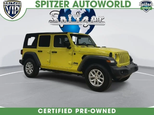 Used 2023 Yellow Jeep Sport S image 4