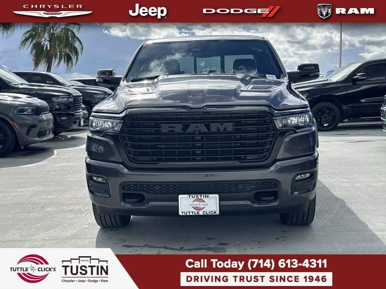 New 2027 Granite Crystal Metallic Clear-Coat Exterior Paint RAM Laramie image 8