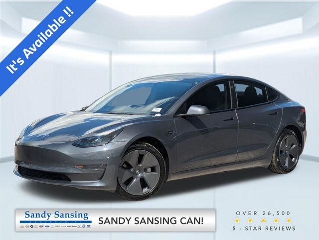 Used 2023 Gray Tesla Base image 1