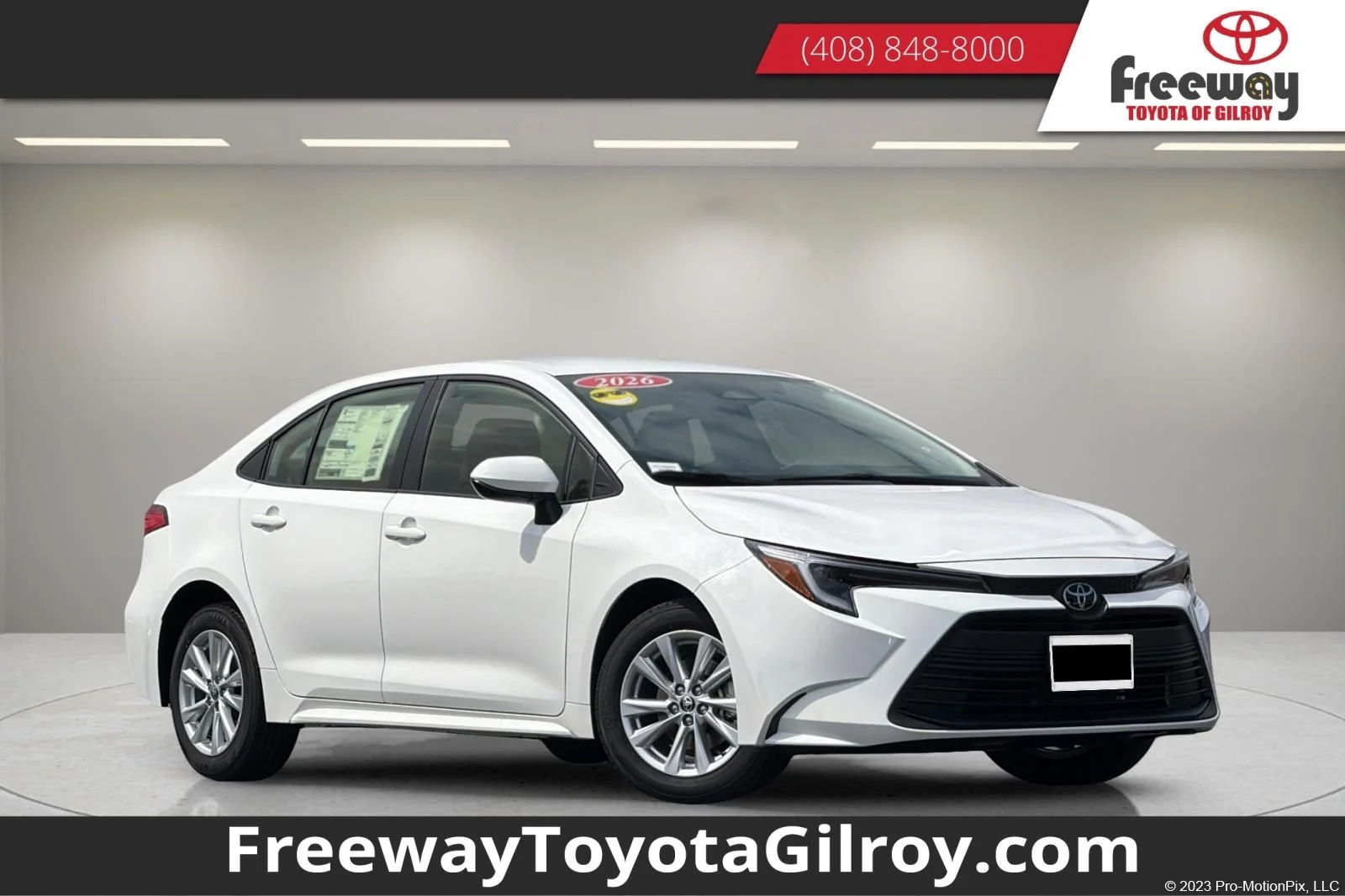 New 2026 White Toyota LE image 1