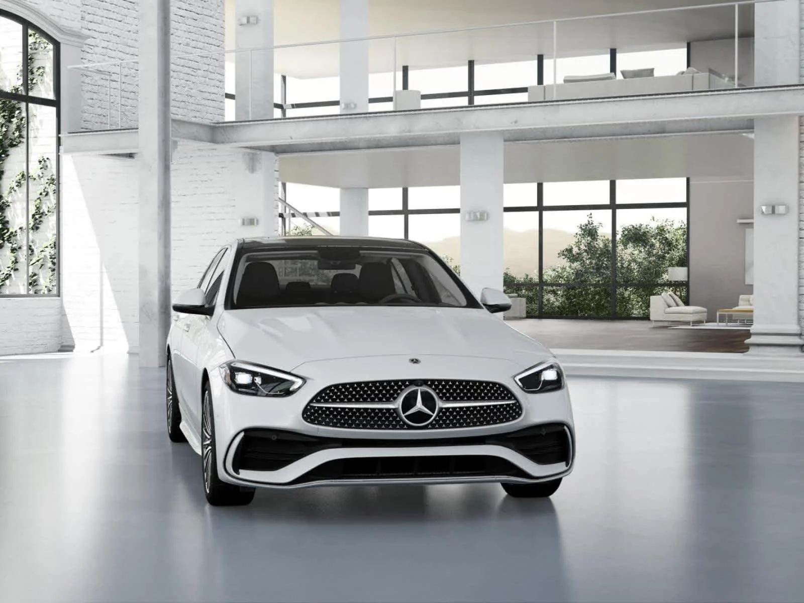 New 2026 MANUFAKTUR Moonlight White Metallic Mercedes-Benz C 300 image 7