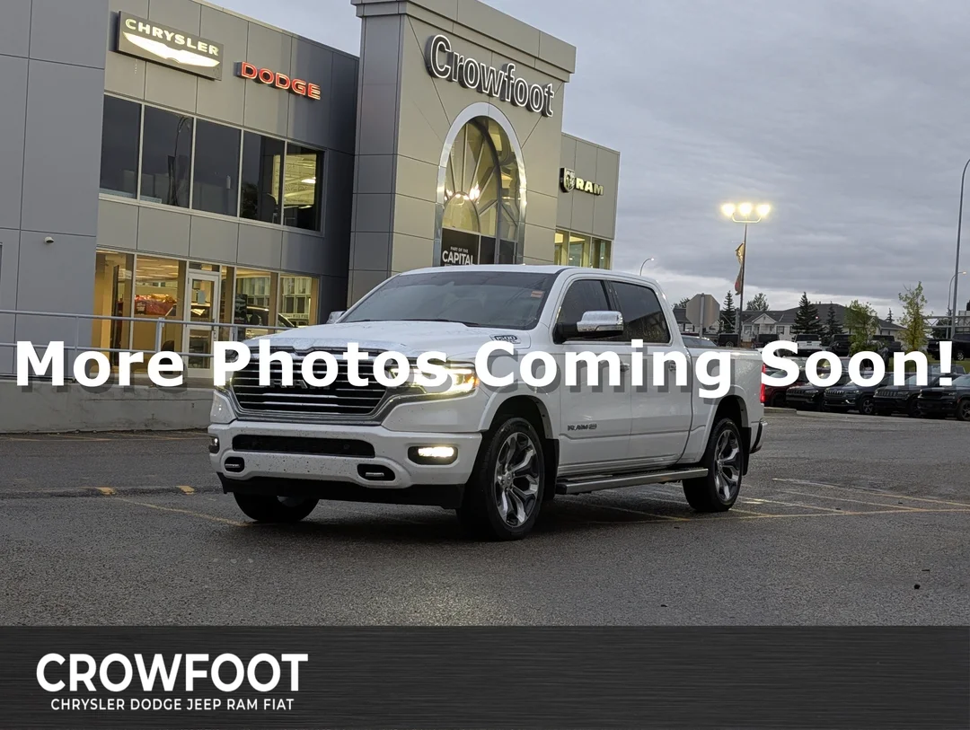 Used 2022 White RAM Limited Longhorn - - 4x4 - 5.7L HEMI V8 eTorque - Premium Leather - Backup Camera & More! - image 1