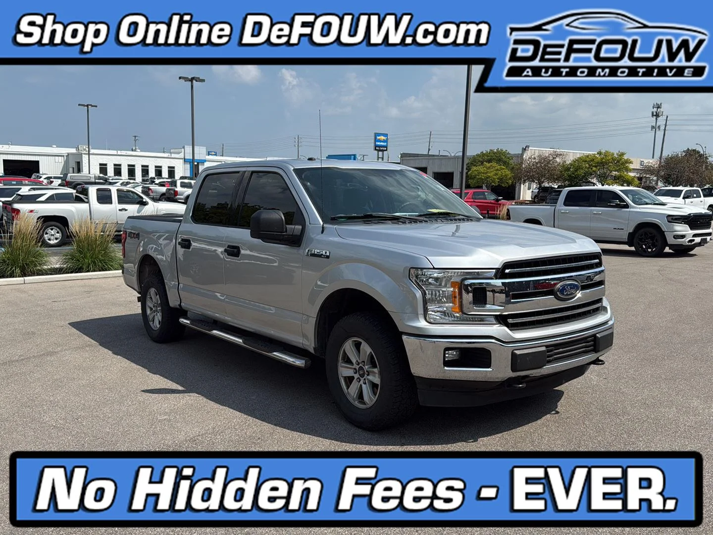 Used 2018 Ingot Silver Ford XLT image 1
