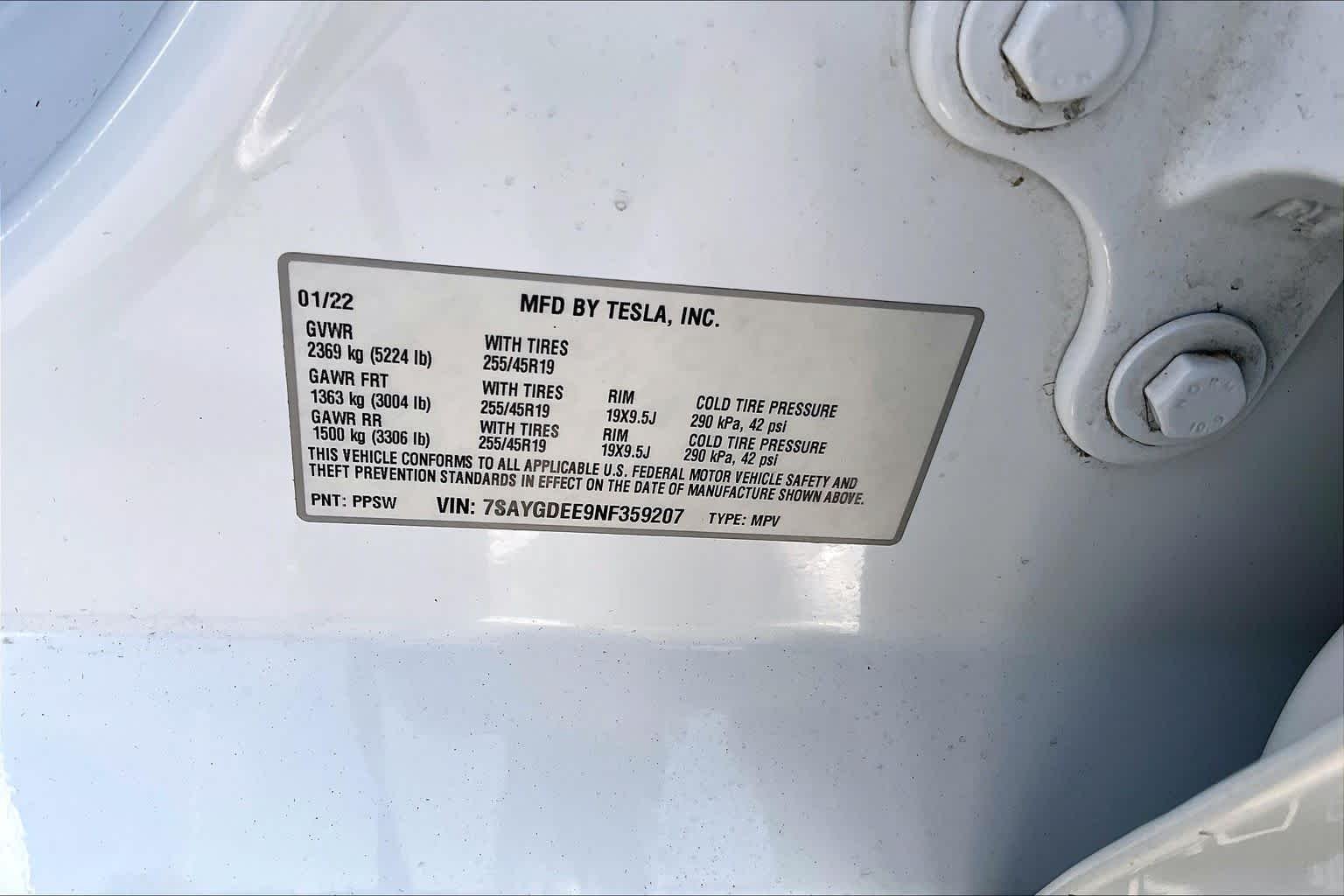 Used 2022 WHITE Tesla Long Range image 33