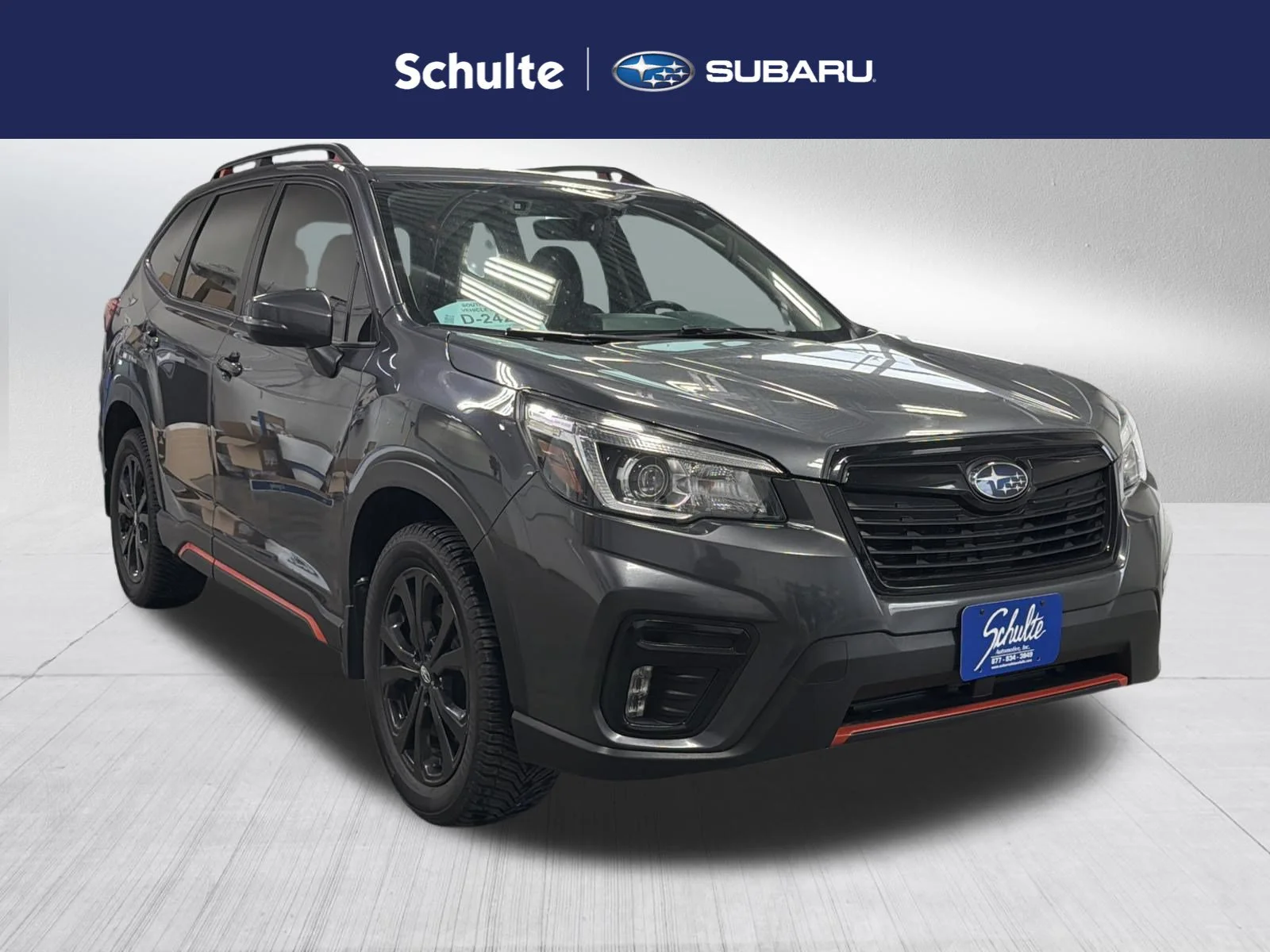 Used 2020 Magnetite Gray Metallic Subaru Sport image 1