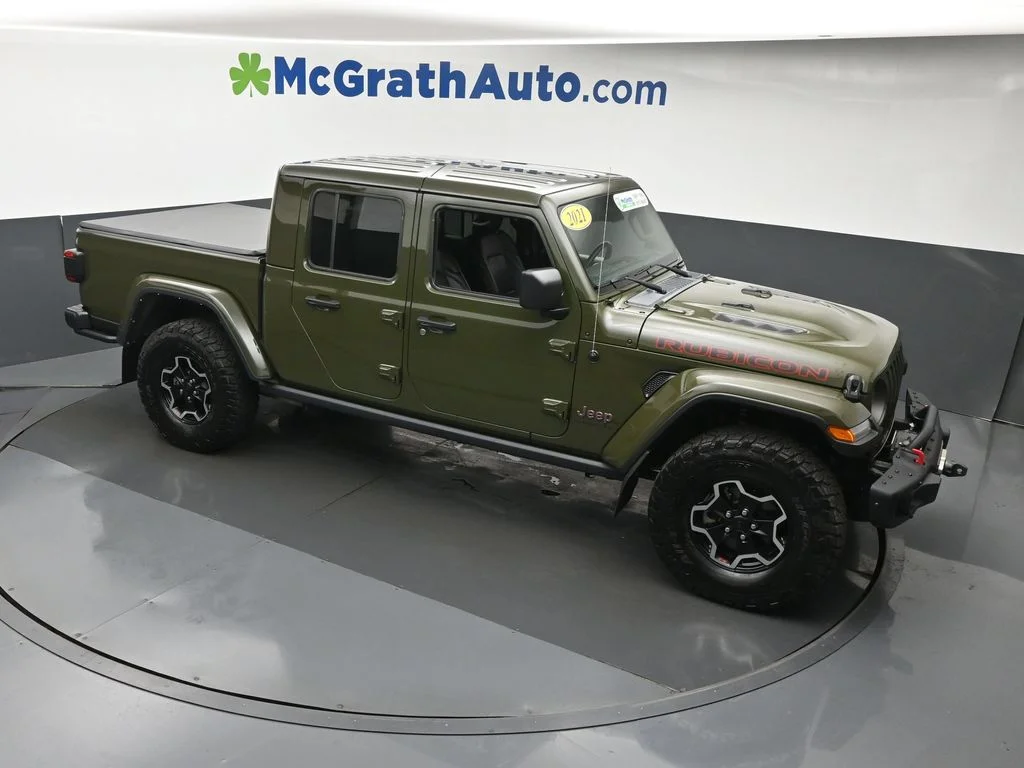 Certified Used 2021 Green Jeep Rubicon image 3
