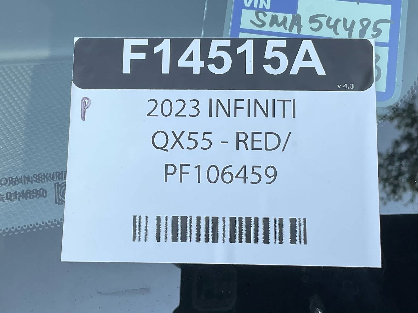 Used 2023 Dynamic Sunstone Red INFINITI SENSORY image 29