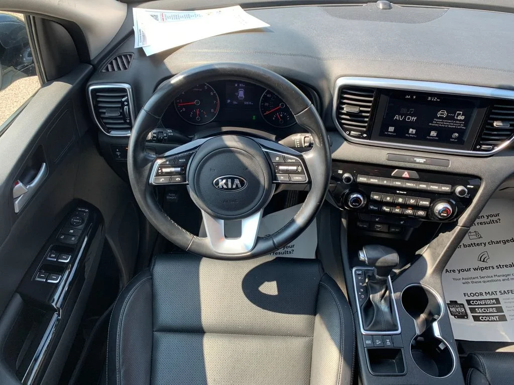 Used 2021 Blue Kia EX image 17