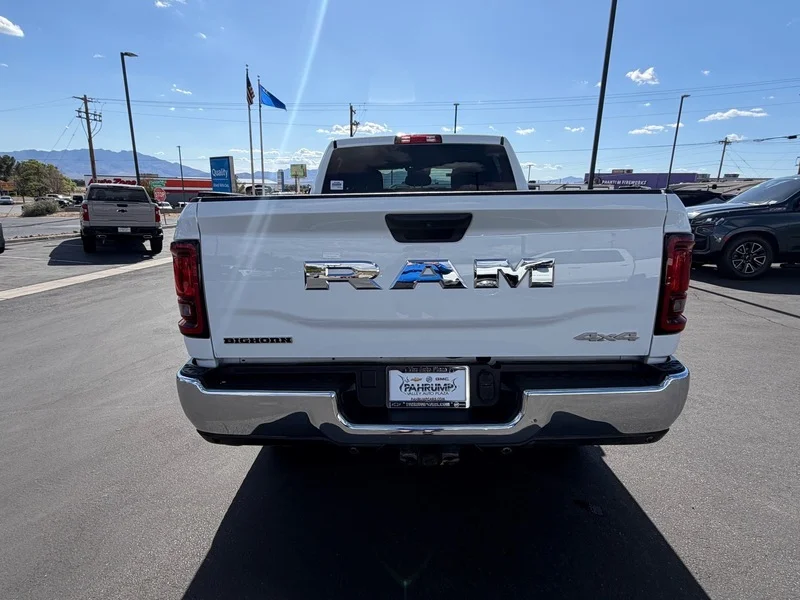 Used 2025 Bright White Clea Ram Big Horn image 4