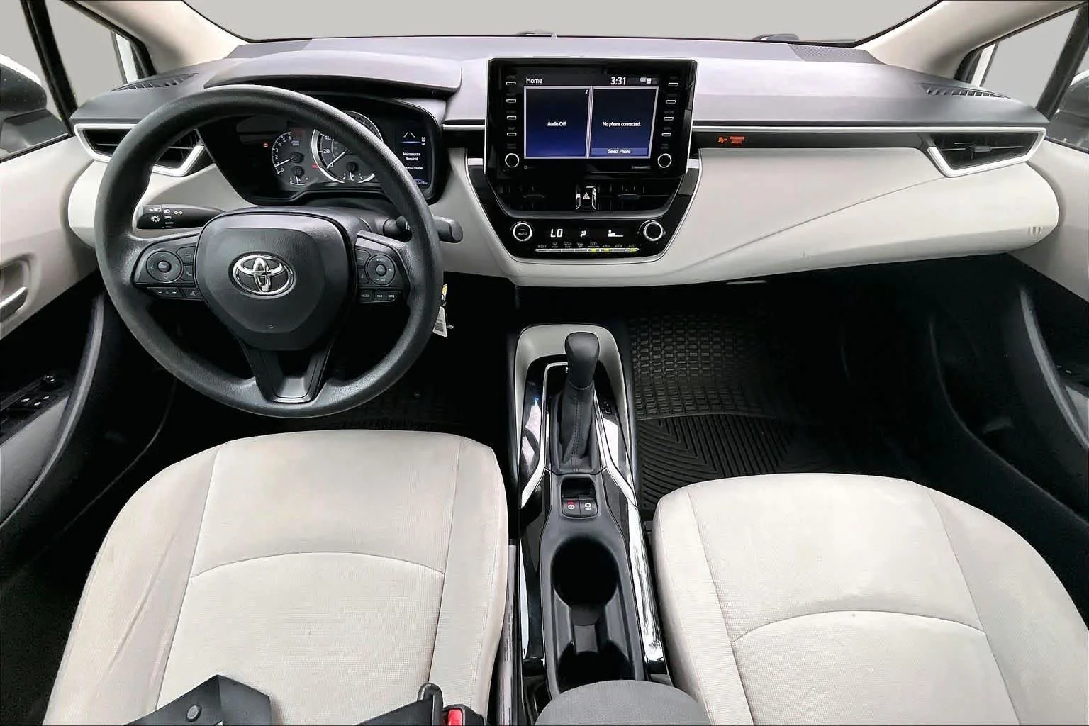 Used 2021 Super White Toyota LE image 16