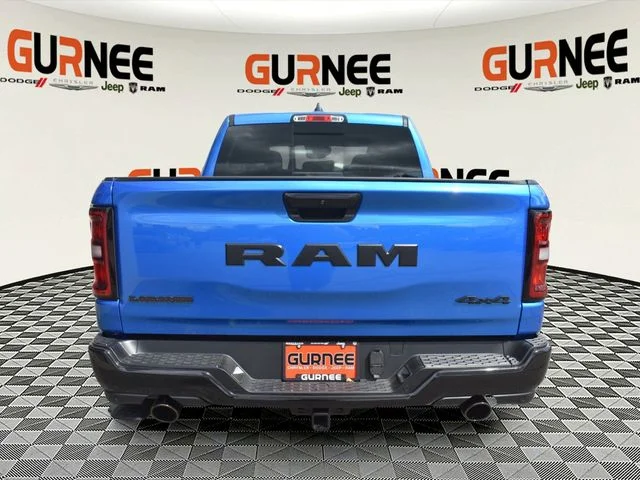 New 2026 Hydro Blue Pearl-Coat Exterior Paint RAM Laramie image 4