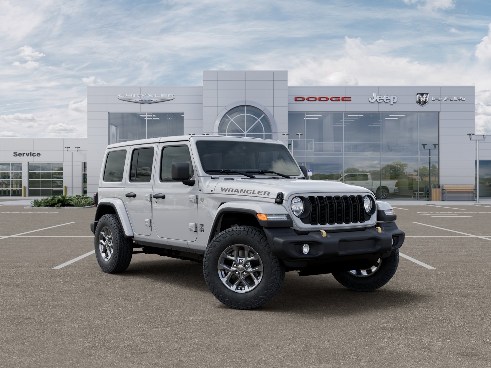 New 2026 Bright White Clear-Coat Exterior Paint Jeep 85th Anniversary image 40