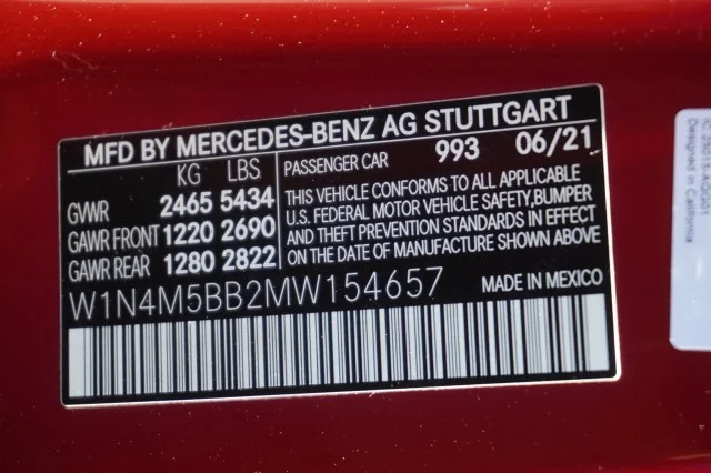 Used 2021 Patagonia Red Metallic Mercedes-Benz AMG® GLB 35 image 42