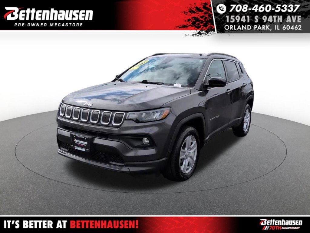Certified Used 2022 Gray Jeep Latitude image 1