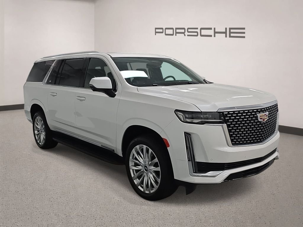 Used 2023 Crystal White Tricoat Cadillac Luxury image 8