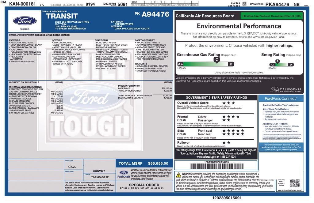 Used 2023 White Ford XLT image 7