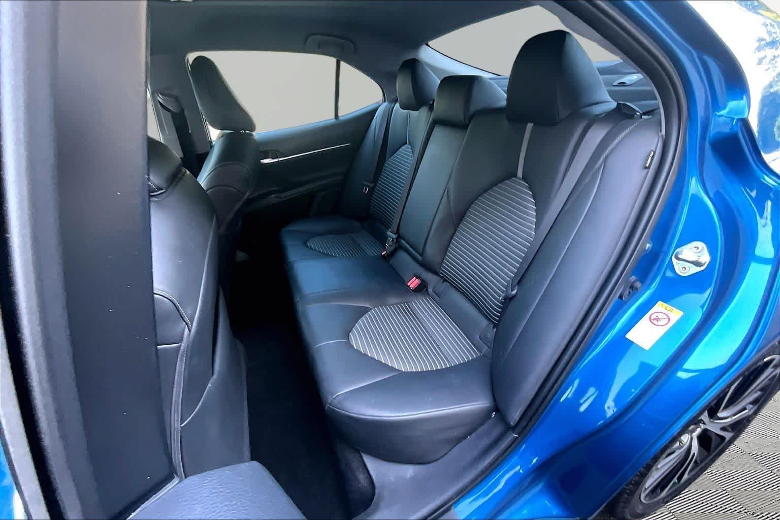 Used 2018 Blue Streak Metallic Toyota SE image 21