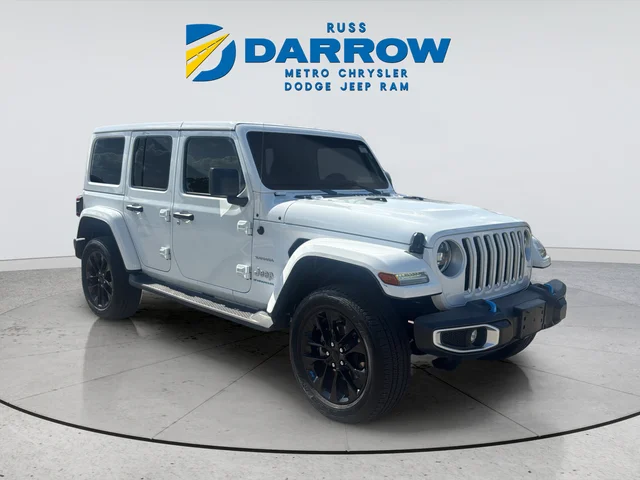 Used 2023 White Jeep Sahara 4xe image 7
