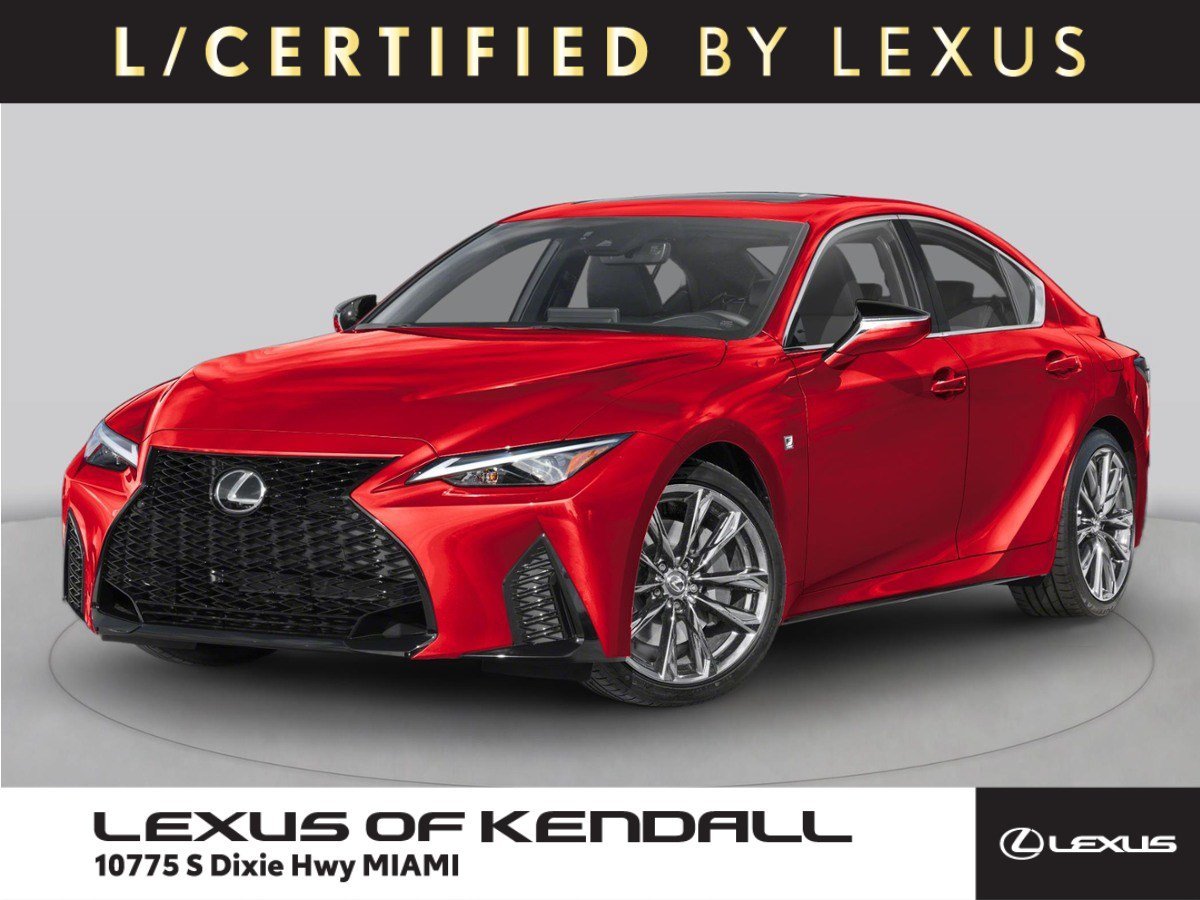 Certified Used 2025 White Lexus IS 350 F SPORT Design image 1