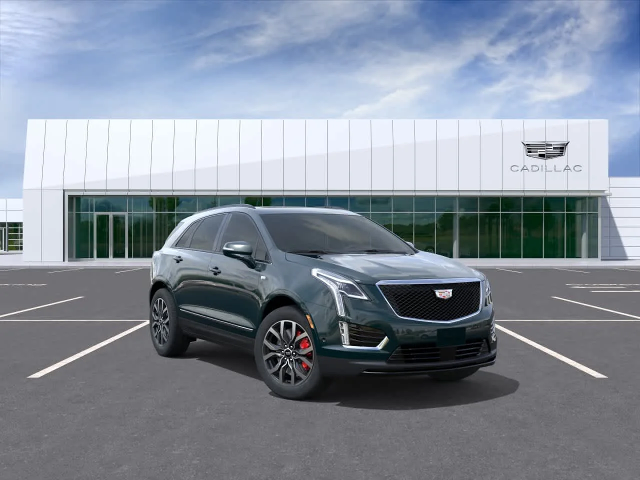 New 2026 Emerald Lake Metallic Cadillac Sport image 1