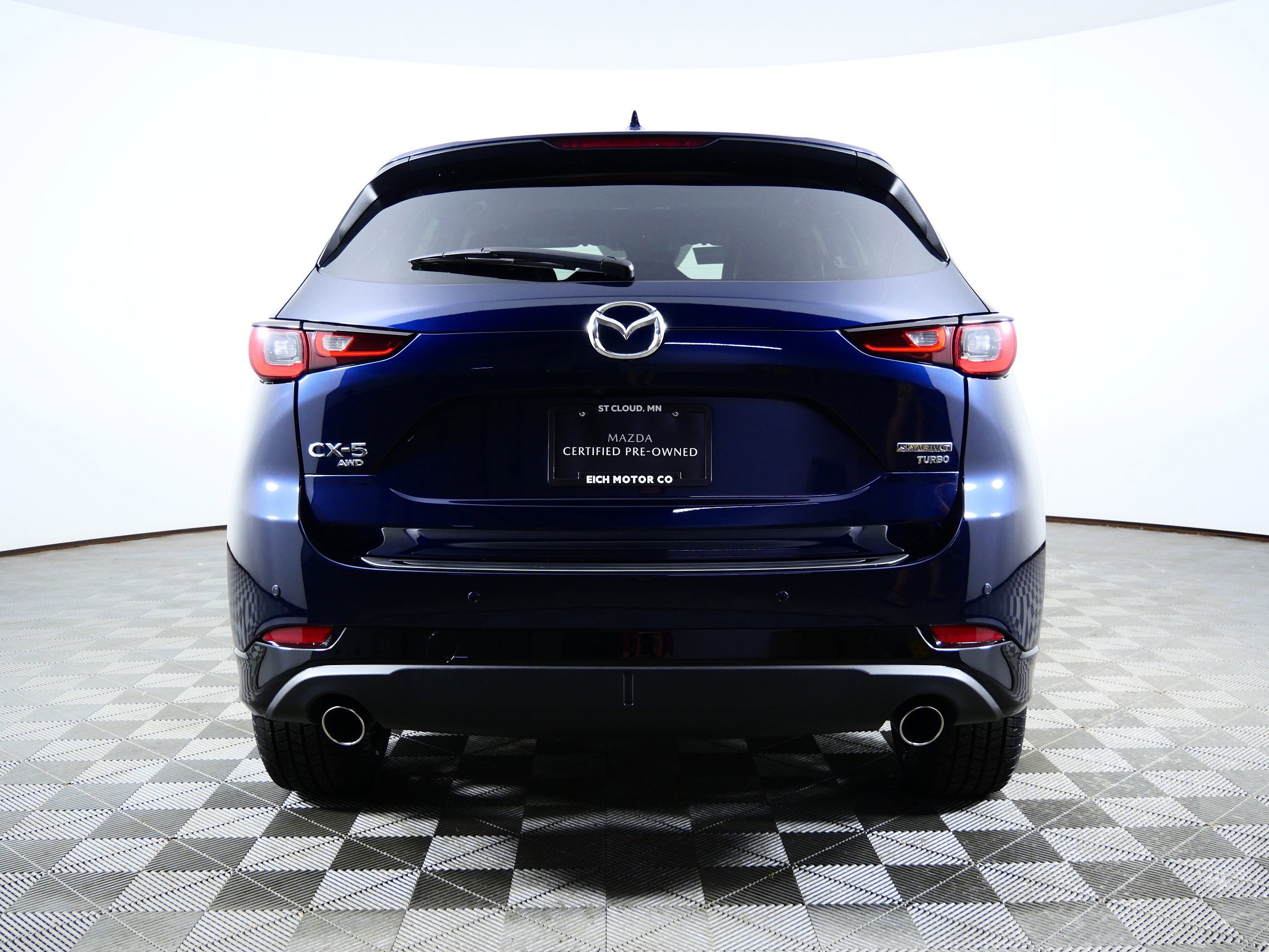 Certified Used 2025 Deep Crystal Blue Mica Mazda 2.5 Turbo Premium Package image 6