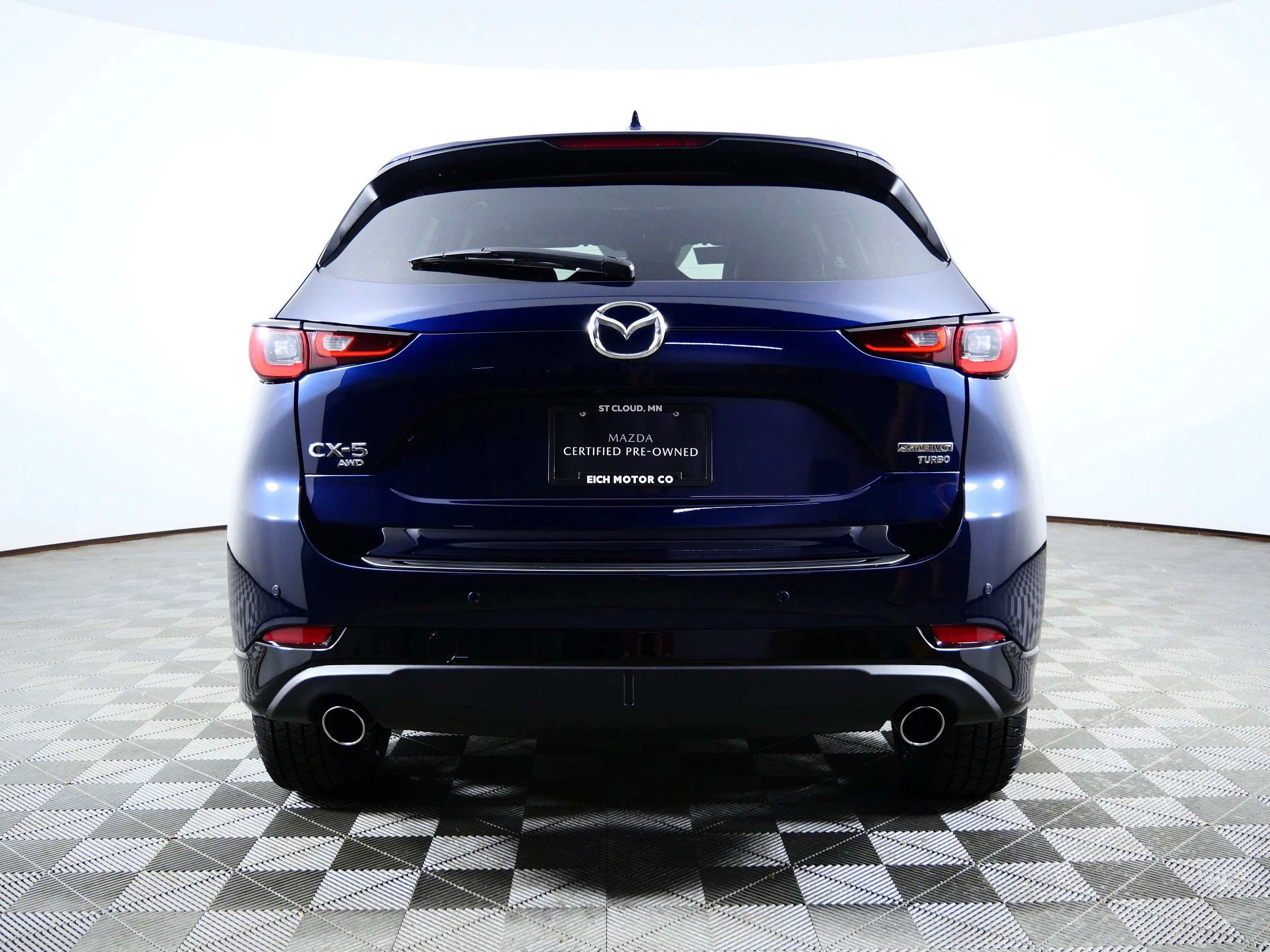 Used 2025 Deep Crystal Blue Mica Mazda 2.5 Turbo Premium Package image 6