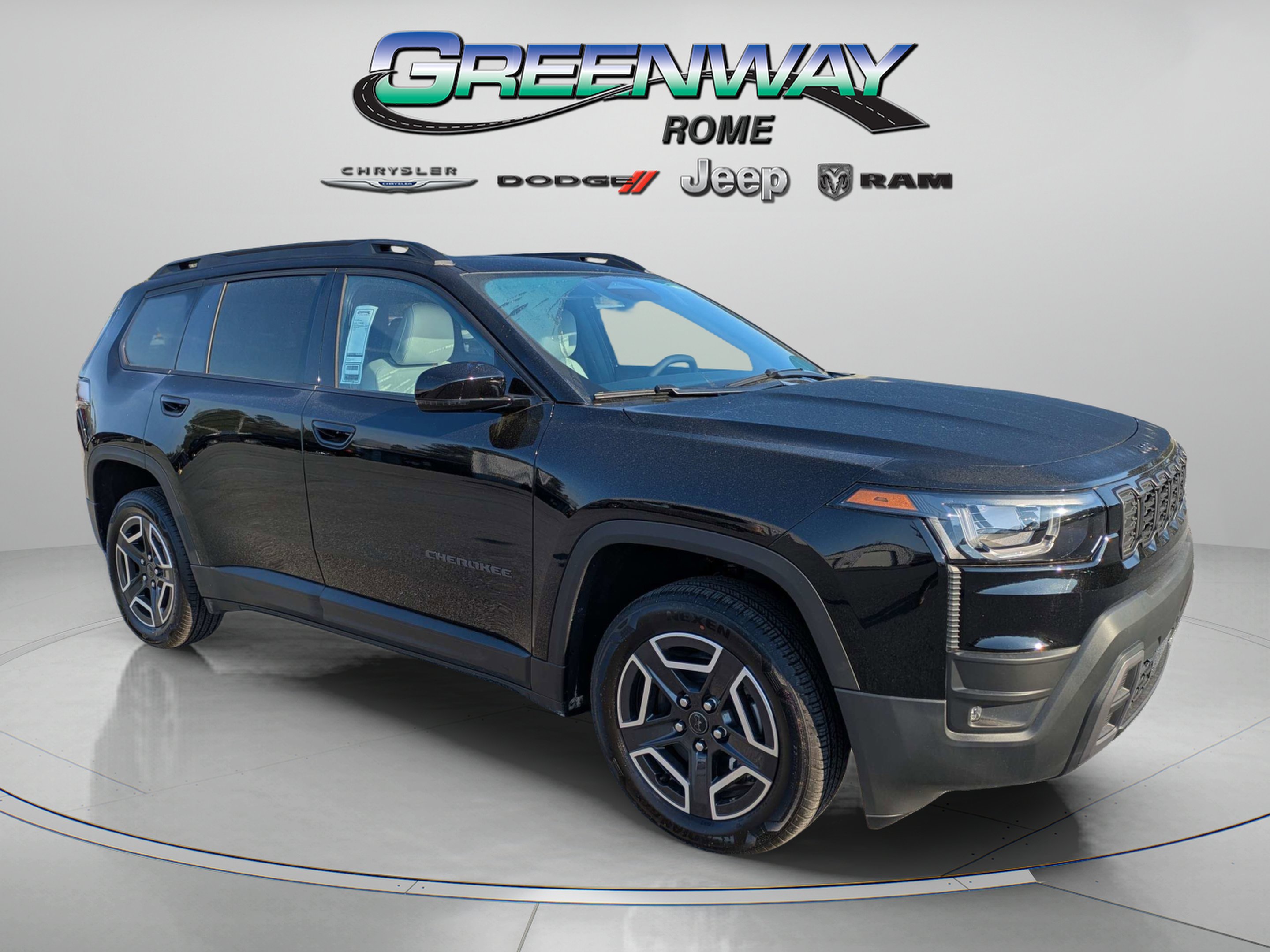New 2026 Diamond Black Crystal Pearlcoat Jeep Limited image 1
