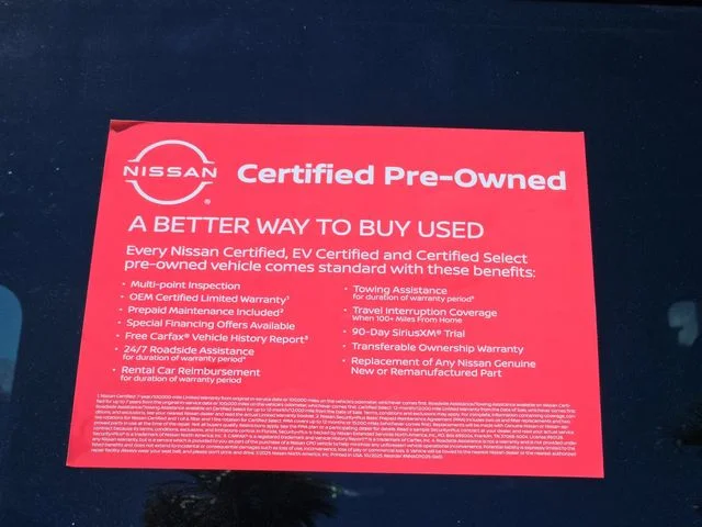Certified Used 2025 Brilliant Silver Metallic Nissan SV image 4