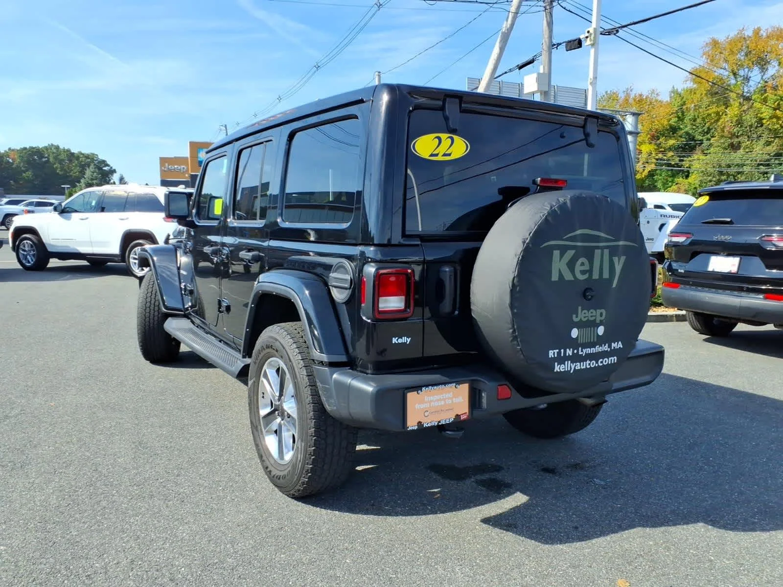 Certified Used 2022 Black Clearcoat Jeep Unlimited Sahara image 11