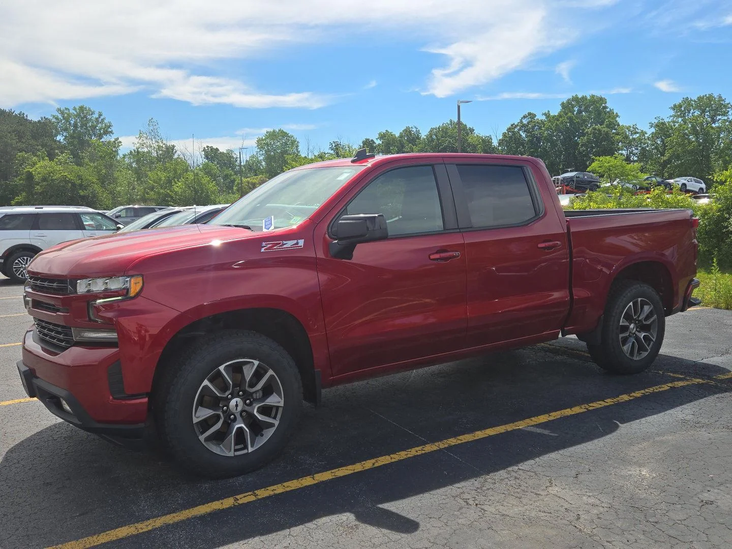 Used 2022 Cherry Red Tintcoat Chevrolet RST image 3