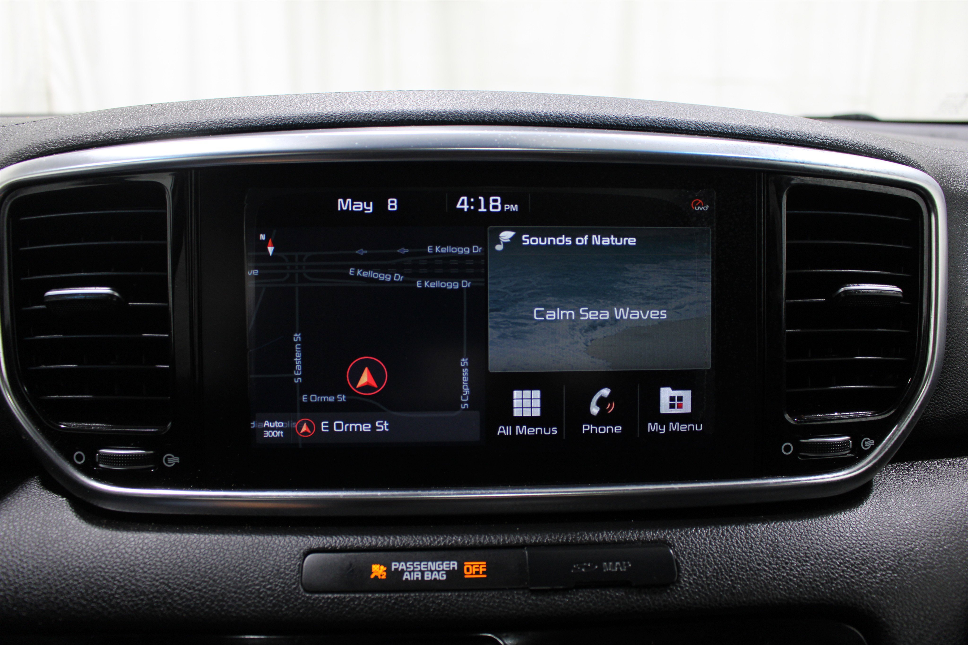Used 2021 Sparkling Silver Kia EX image 14
