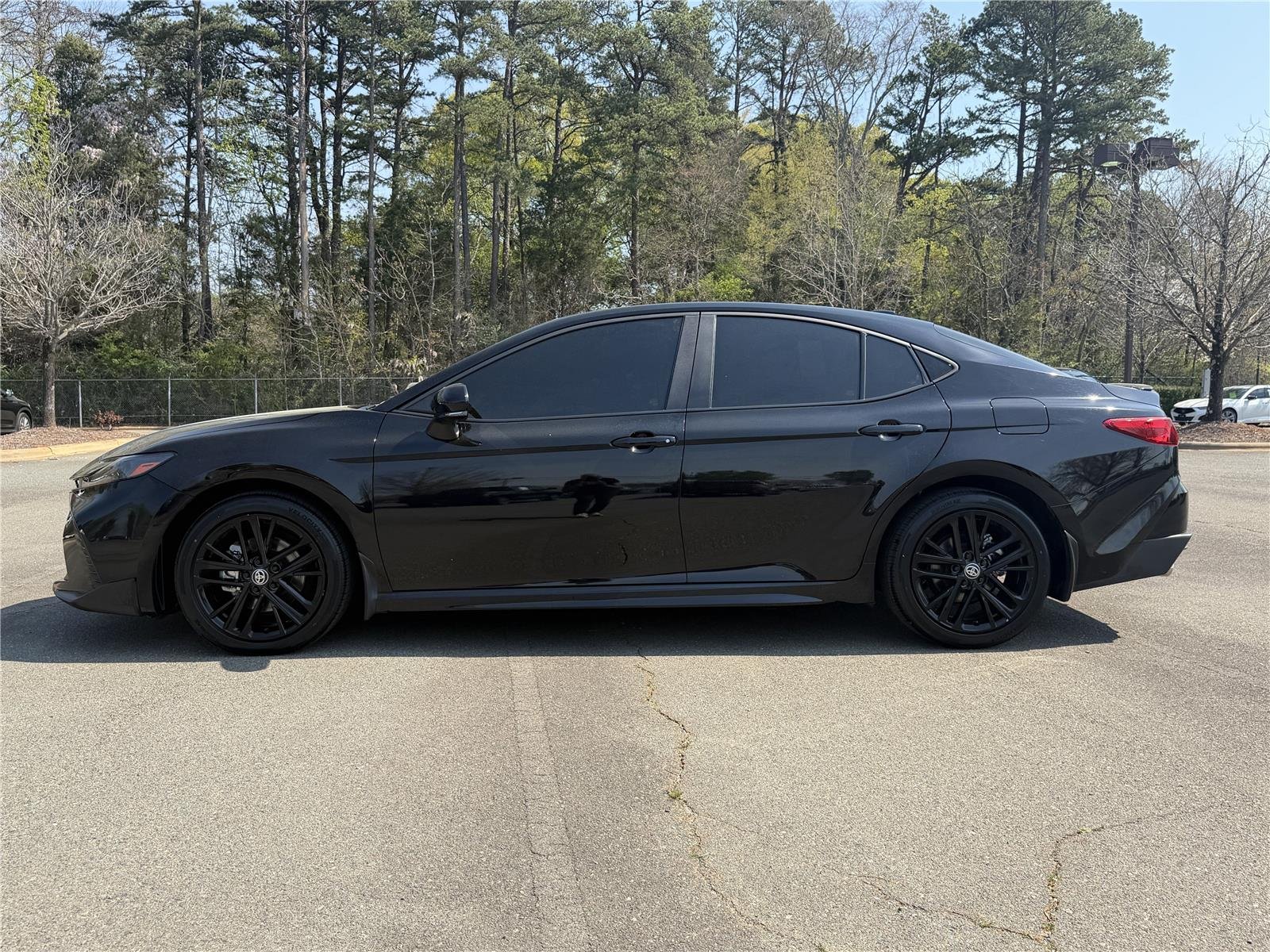 Used 2025 Midnight Black Metallic Toyota SE image 20