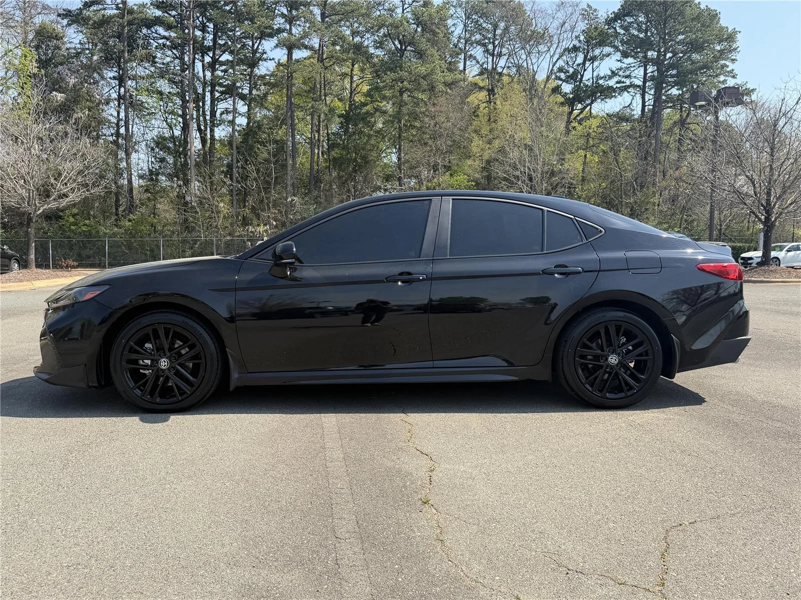 Used 2025 Midnight Black Metallic Toyota SE image 20