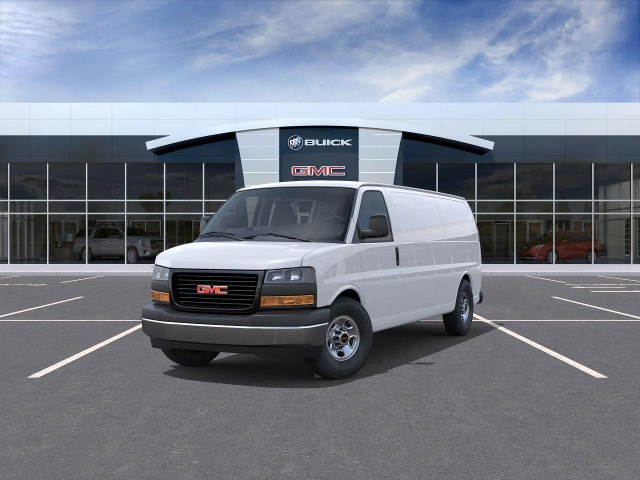 New 2026 Summit White GMC Work Van image 8