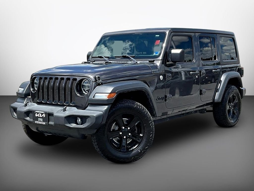 Used 2020 Gray Jeep Unlimited Sport Altitude image 3