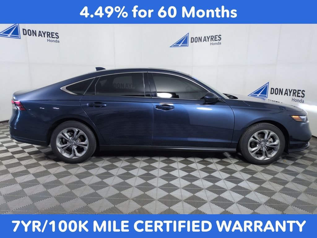 Certified Used 2024 Canyon River Blue Metallic Honda EX image 6