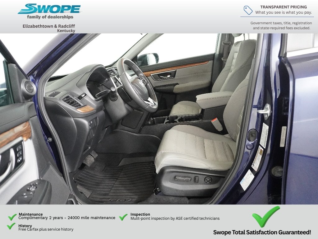 Used 2022 Obsidian Blue Pearl Honda EX image 12