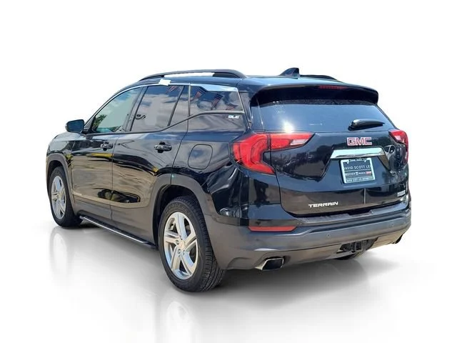 Used 2018 EBONY TWILIGHT METALLIC GMC SLE image 3