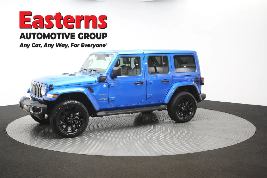 Used 2024 Blue Jeep Sahara 4xe image 59