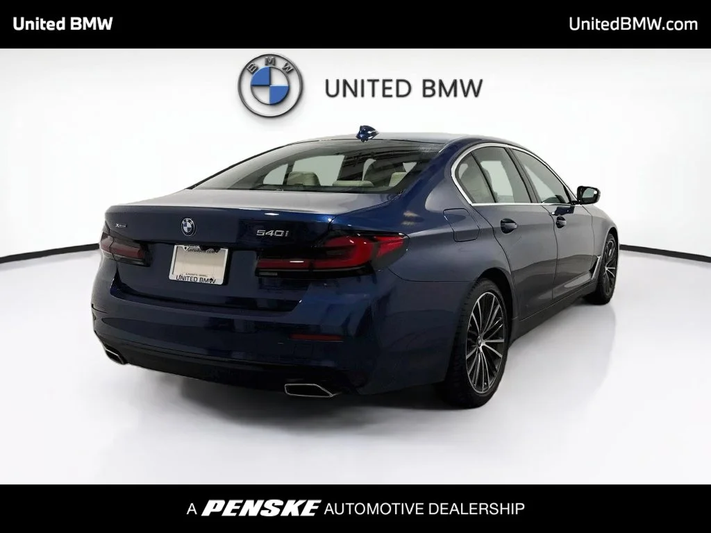 Certified Used 2023 Phytonic Blue Metallic BMW 540i xDrive image 5