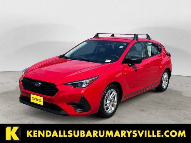 Certified Used 2024 Pure Red Subaru Base image 1