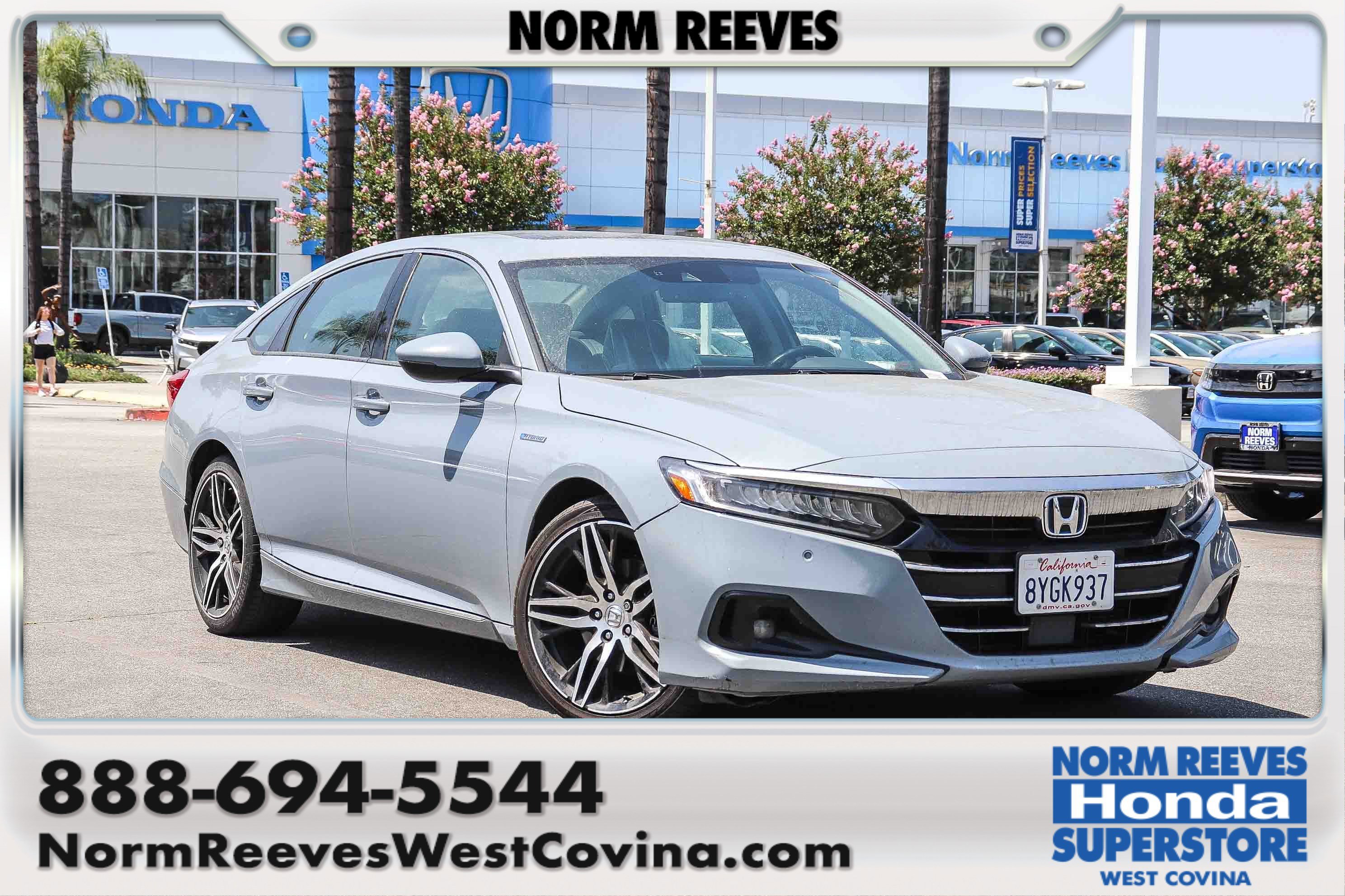 Certified Used 2021 Sonic Gray Pearl Honda Touring image 1