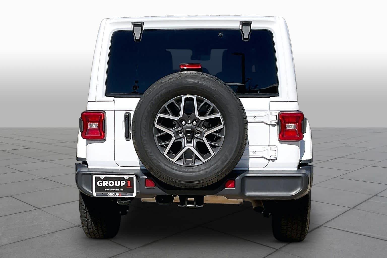 Certified Used 2024 Bright White Clearcoat Jeep Sahara image 5