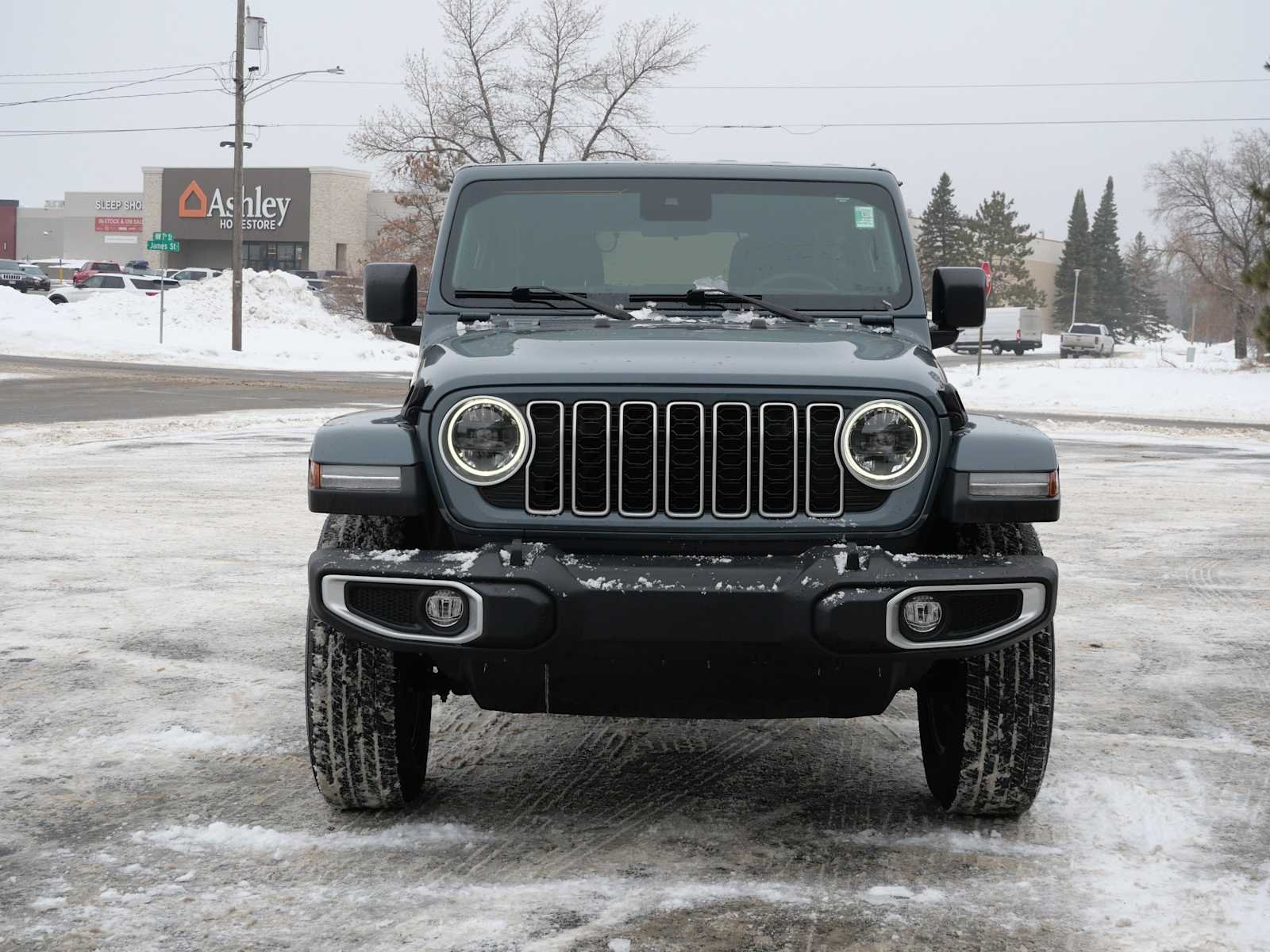 Used 2024 Jeep Wrangler 4-Door Sahara with VIN 1C4PJXEN5RW177677 for sale in Brainerd, Minnesota