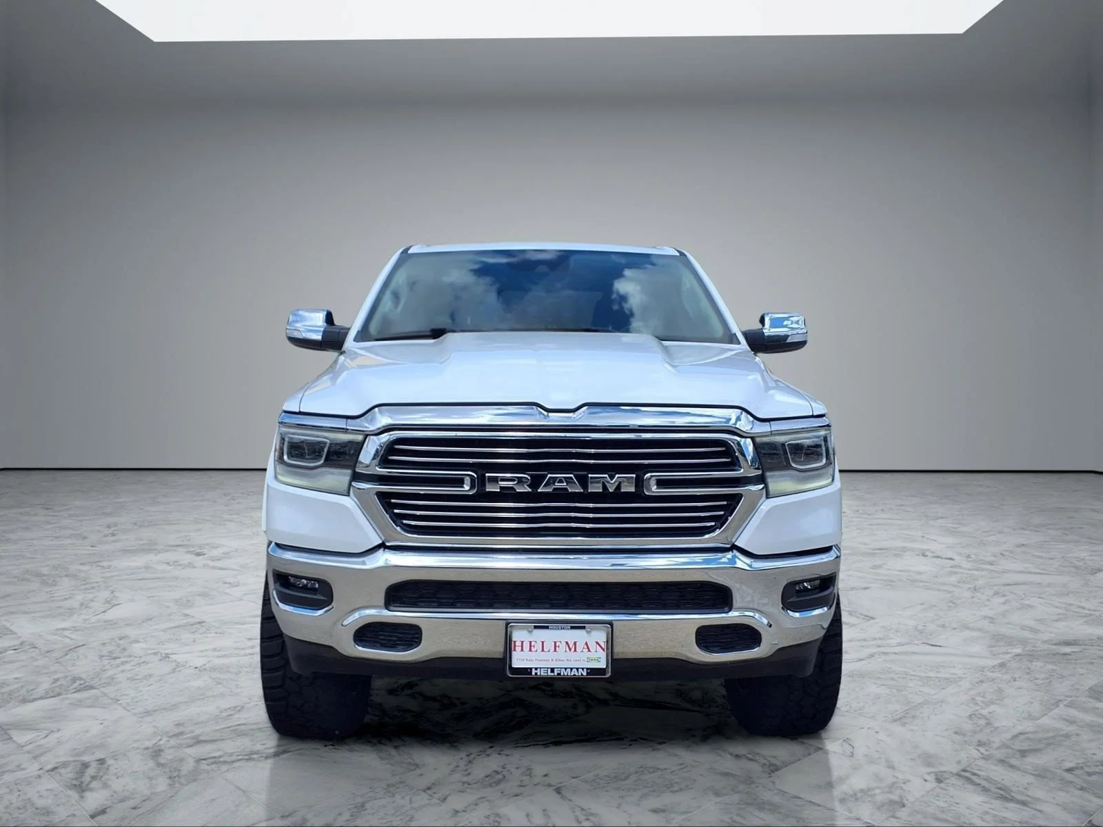 Used 2022 Bright White Clearcoat Ram Laramie image 2