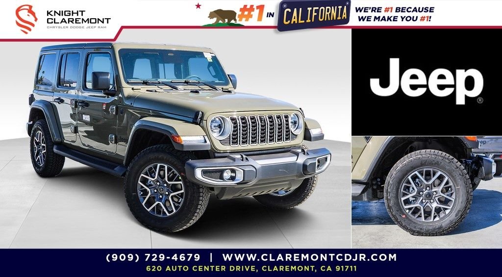 New 2026 Jeep Wrangler Sahara 4D Sport Utility in Claremont