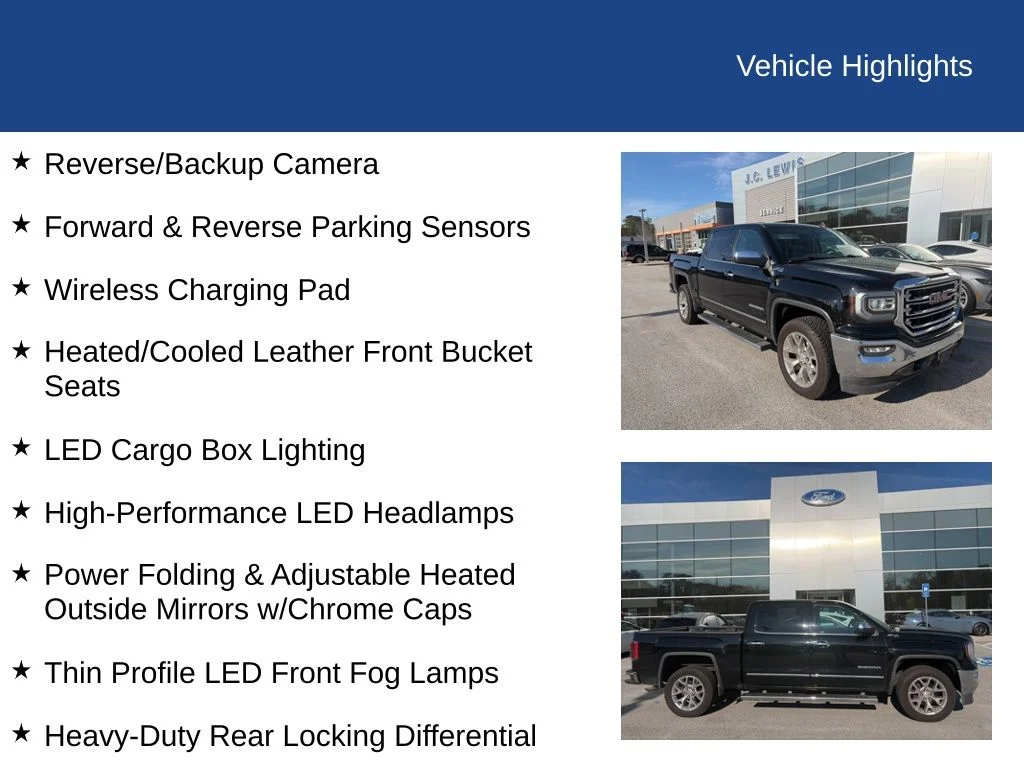 Used 2016 Onyx Black GMC SLT image 8