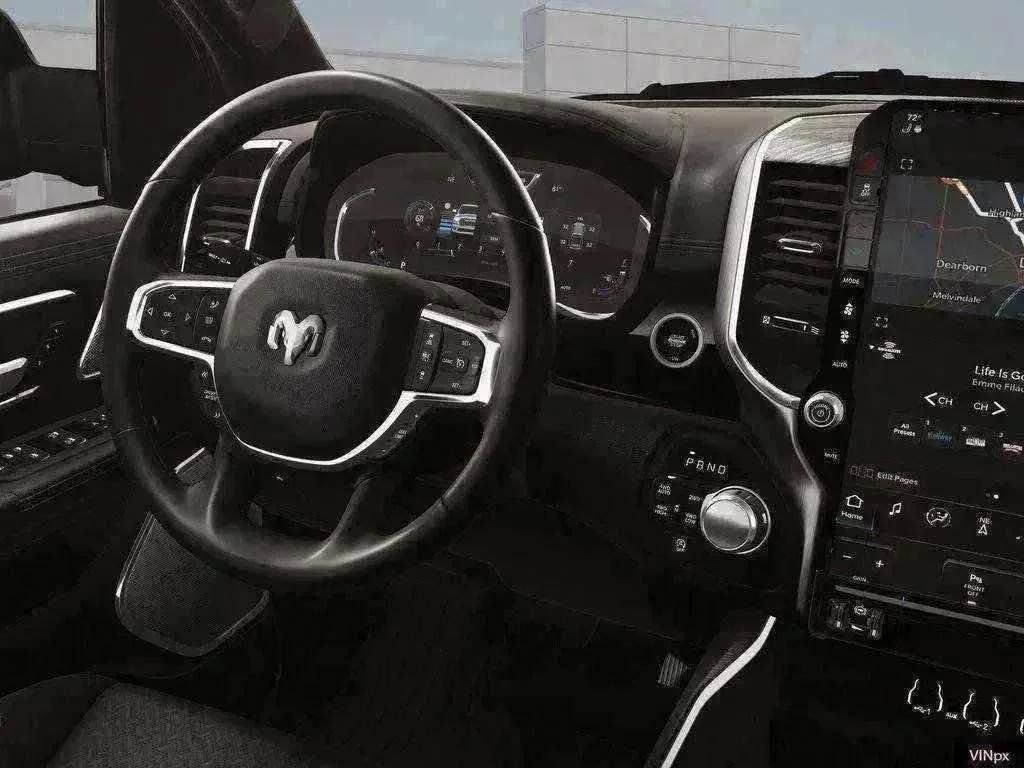 New 2026 Bright White Clear-Coat Exterior Paint RAM Laramie image 21