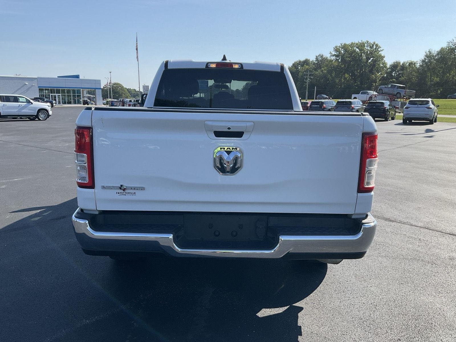 Used 2022 Bright White Clearcoat Ram Lone Star image 7